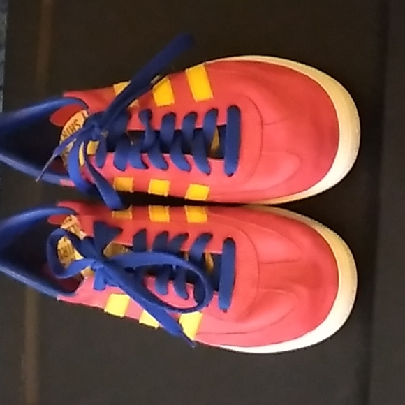 adidas Shoes - Adidas Spezial Shirley Red Yellow Blue Size 7.5
